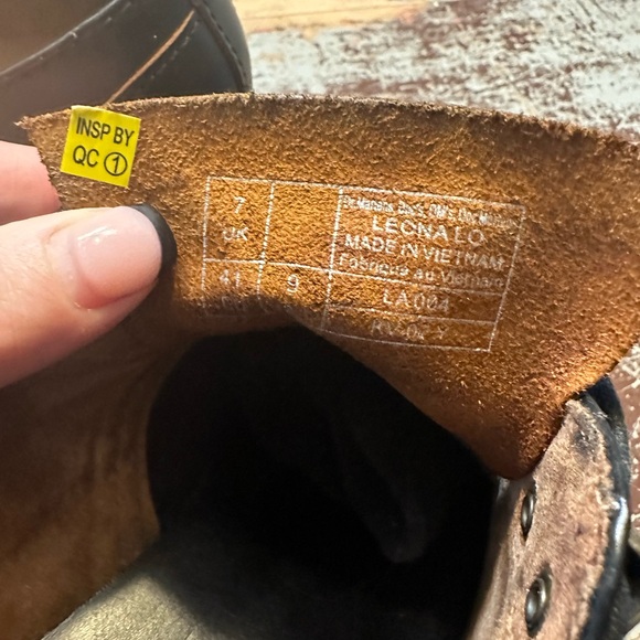 Dr. Martens Leona Lo Black vintage smooth US 9/UK 7/EU 41 EXCELLENT shape! - Picture 7 of 8